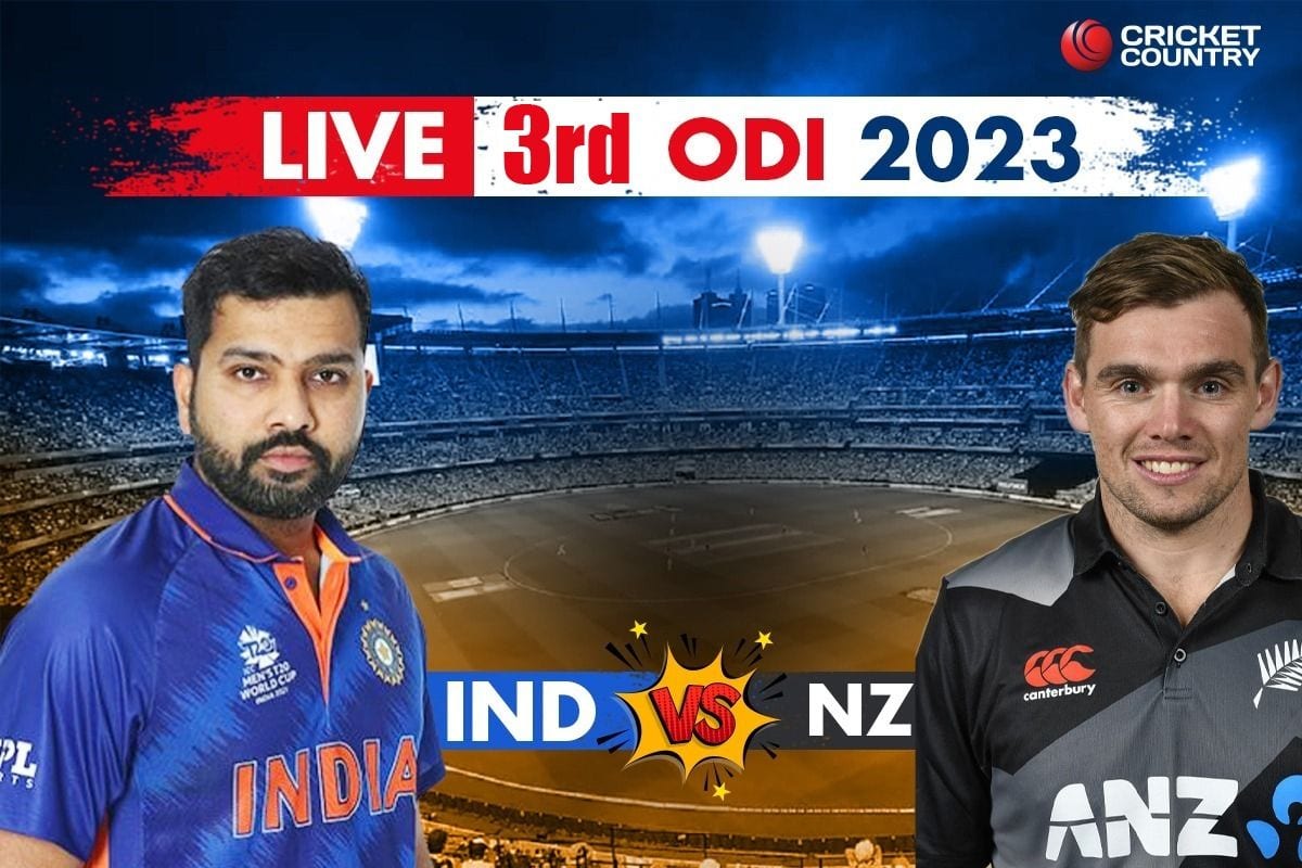 LIVE Score IND vs NZ 3rd ODI, Indore: IND Back In Game As Kuldeep Departs Nicholls